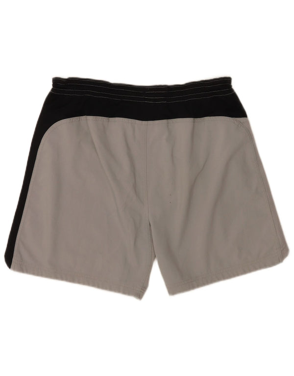 Shorts esportivos masculinos Nike médio cinza colorblock poliéster