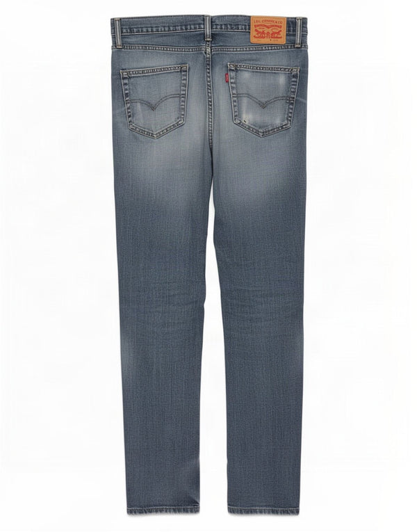 Levi's Masculino 511 Slim Jeans W33 L34 Azul Algodão