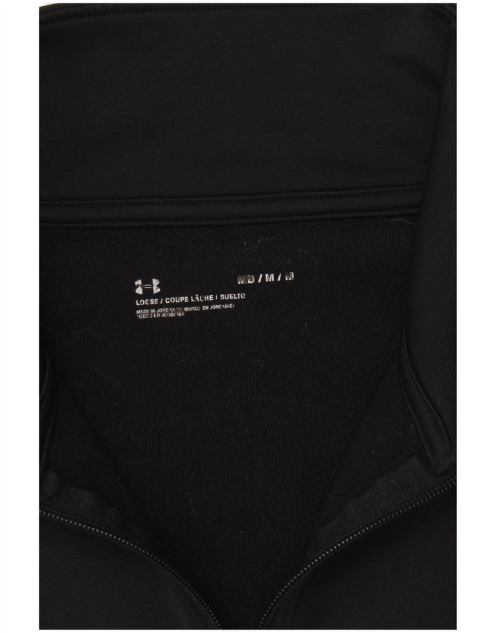 Under Armour Womens Crop Graphic Moletom Jumper Reino Unido 14 Médio Preto