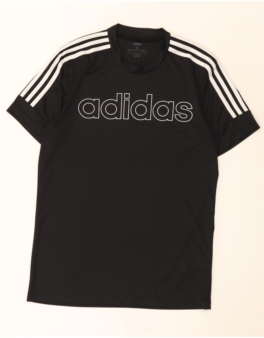 Camiseta Adidas Masculina Climalite Graphic Top Pequeno Poliéster Preto
