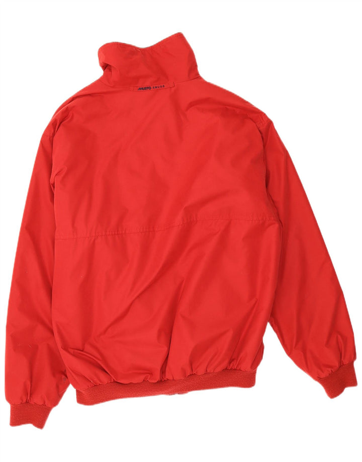 Jaqueta bomber masculina Musto UK 42 XL poliéster vermelho