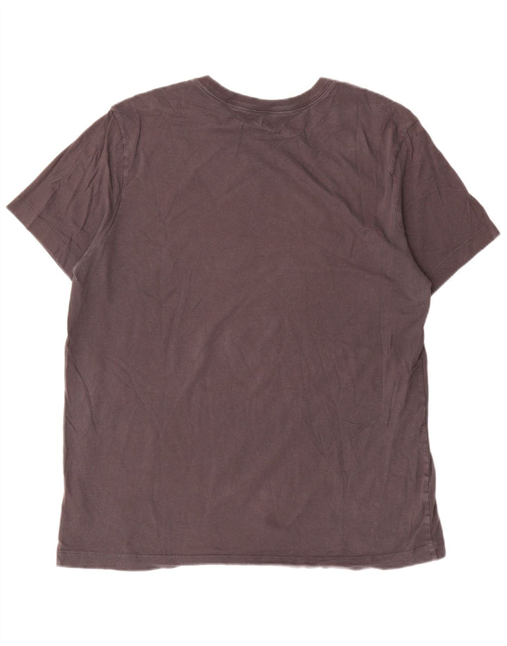 Camiseta gráfica masculina Nike grande algodão cinza
