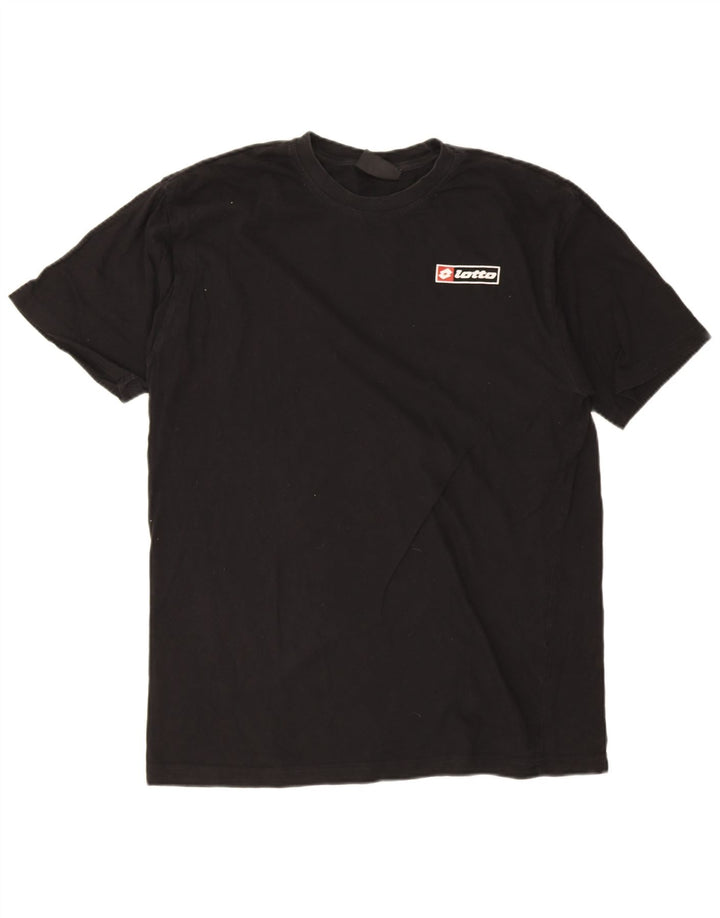 Camiseta masculina Lotto grande preta