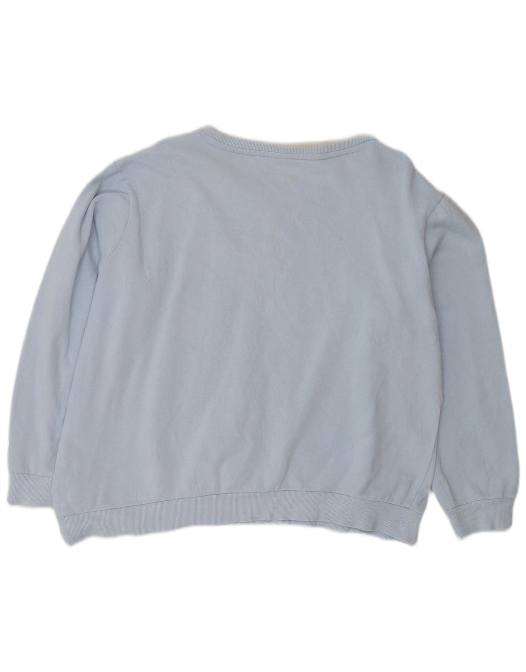 Fila moletom feminino oversized crop gráfico jumper UK 16 grande azul