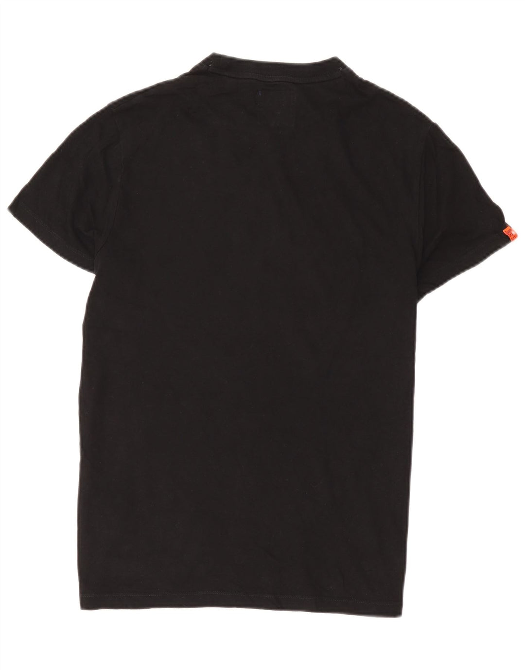 Camiseta masculina Superdry Top médio algodão preto