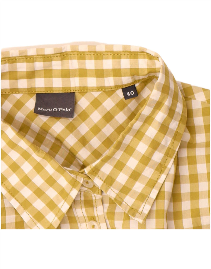 Camisa oversized feminina MARC O'POLO IT 40 algodão guingão verde pequeno