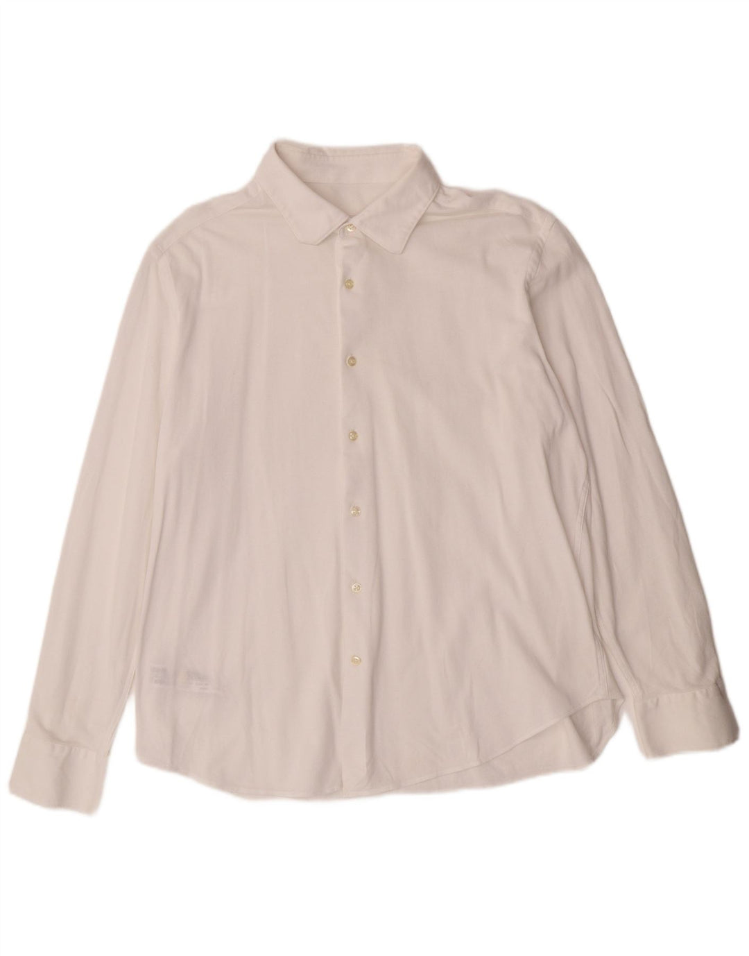 Camisa masculina Massimo Dutti 2XL algodão branco