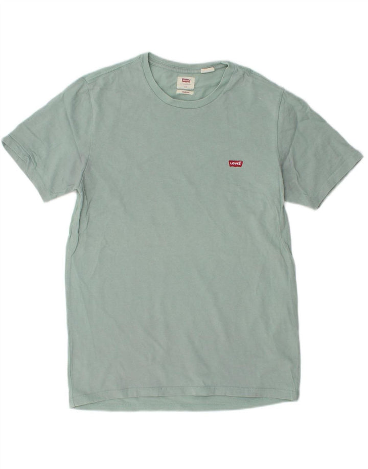 Camiseta masculina LEVI'S Standard Fit Top XS de algodão verde