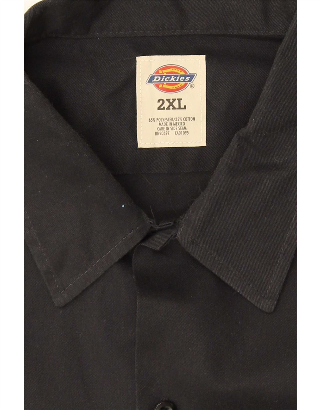 Camisa masculina Dickies 2XL poliéster preto