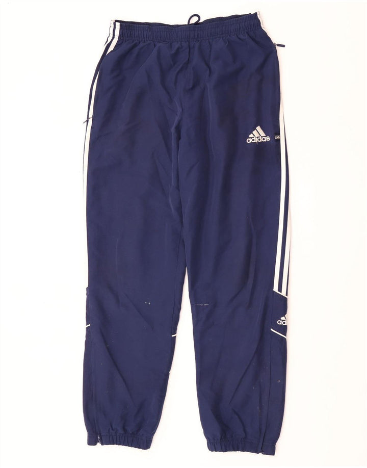 Calça de treino masculina Adidas Joggers médio azul marinho poliéster