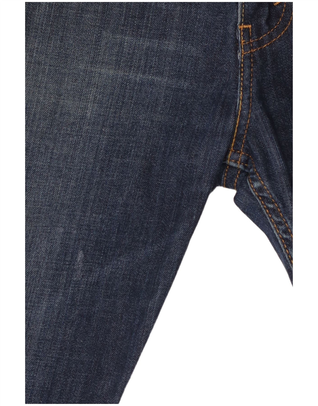 Calça jeans feminina Levi's 513 Straight W31 L34 azul algodão