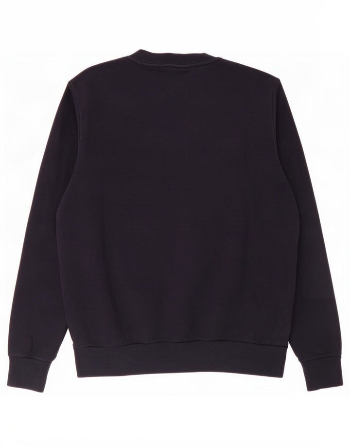 Calvin Klein moletom gráfico masculino jumper médio azul marinho colorblock
