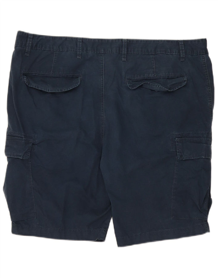 Shorts cargo masculino MARKS & SPENCER W40 XL azul marinho algodão