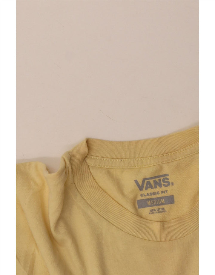 Camiseta Vans Masculina Classic Fit Top Médio Algodão Amarelo
