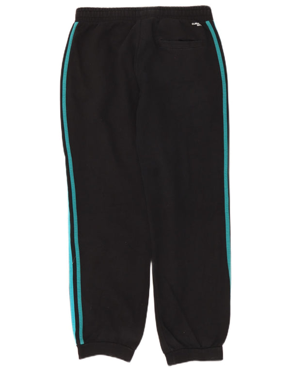 Calça de treino feminina Adidas Joggers UK 8/10 pequeno algodão preto