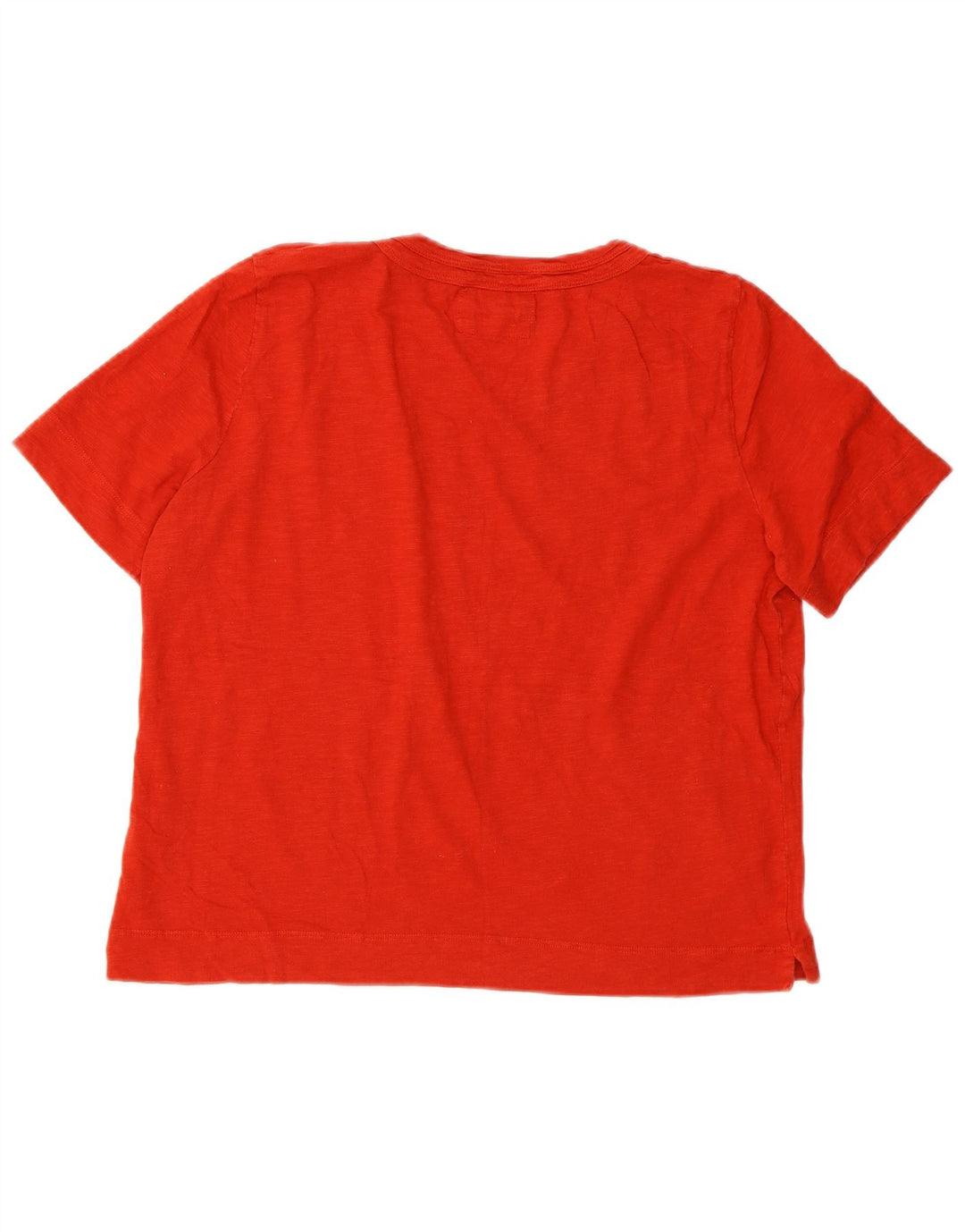 Camiseta feminina Whistle UK 14 grande algodão vermelho