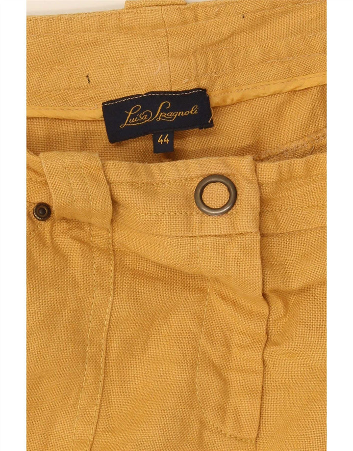 Calça Capri Feminina Luisa Spagnoli IT 44 Médio W34 L18 Bege