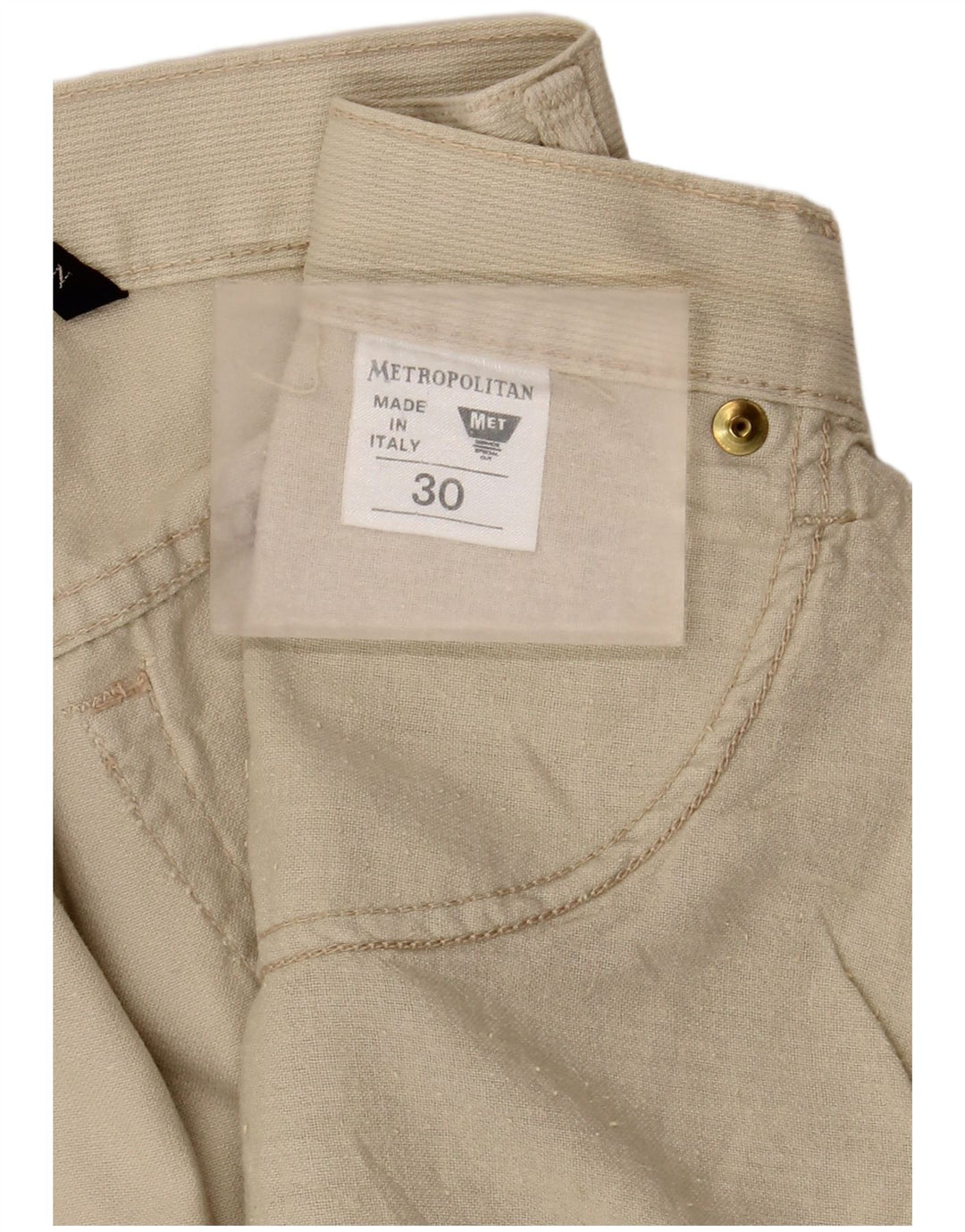 Saia feminina metropolitana linha A W30 algodão bege médio