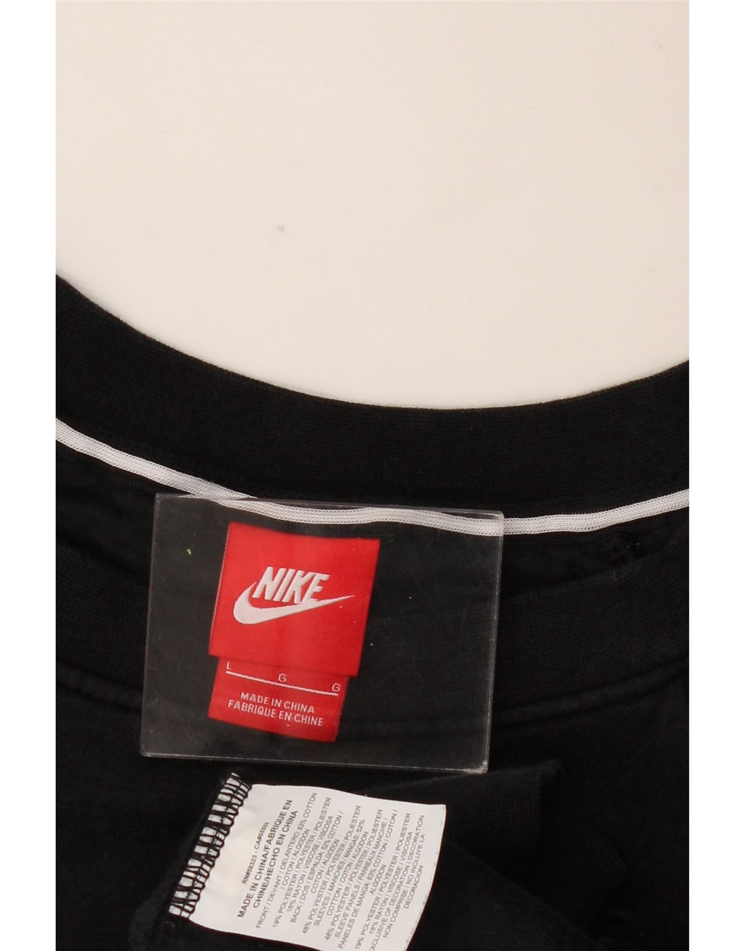 Nike moletom feminino jumper grande algodão preto