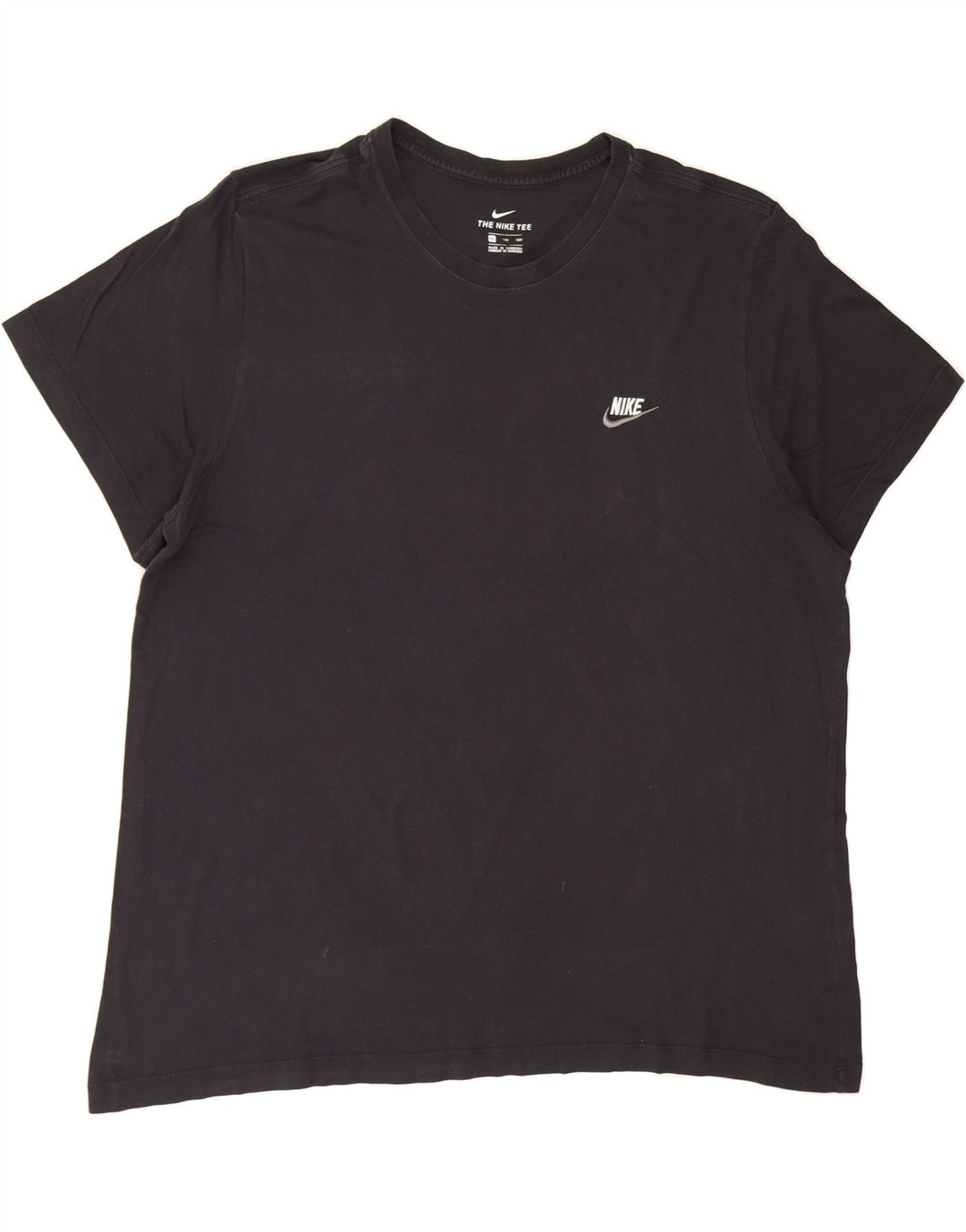 NIKE Mens T-Shirt Top 2XL Black Cotton Vintage Nike and Second-Hand Nike from Messina Hembry 