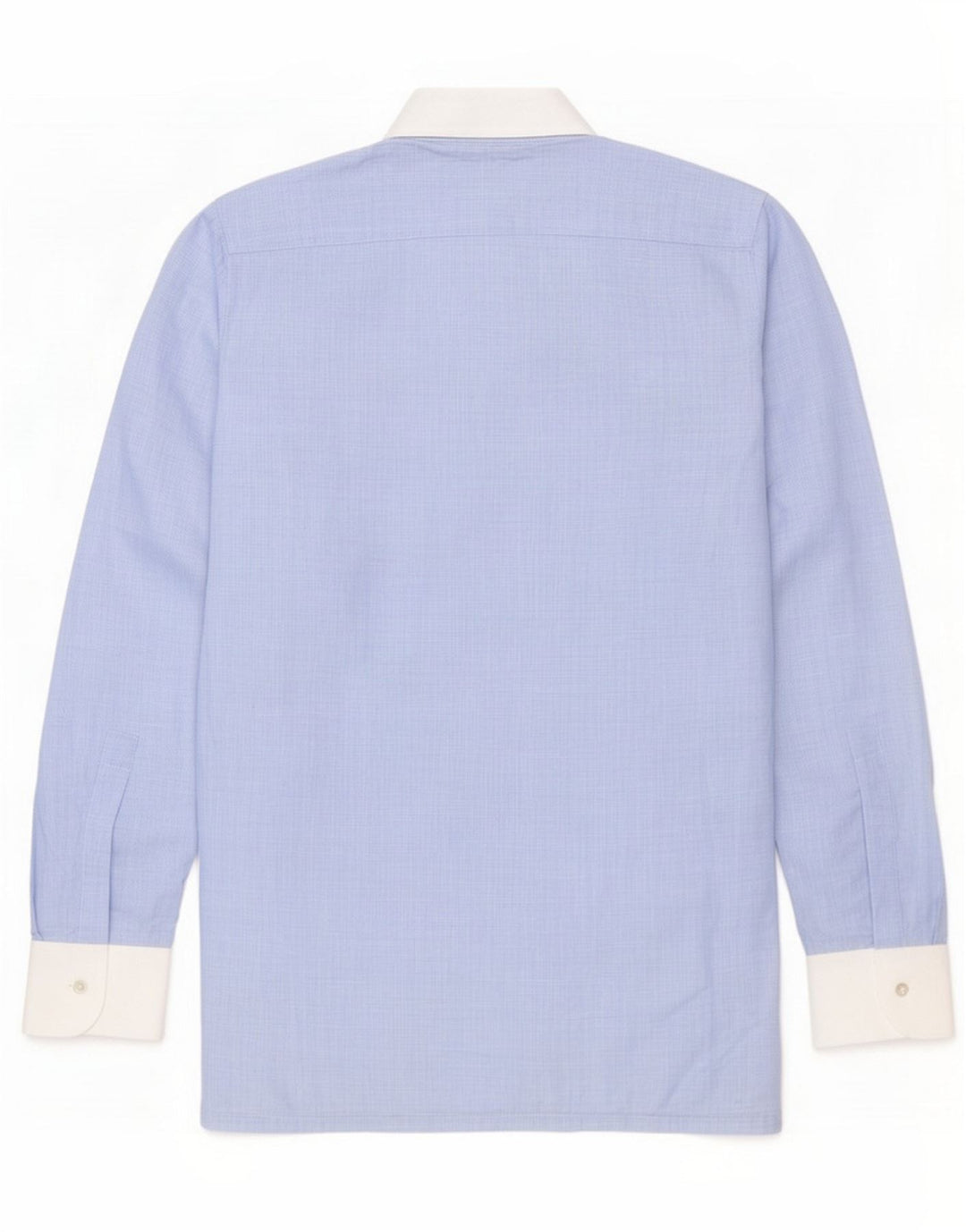St. Camisa masculina Bernard tamanho 15 38 poliéster azul médio