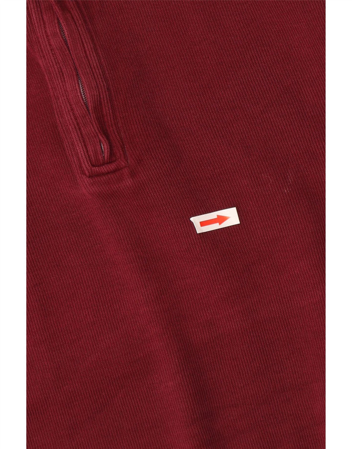 Suéter masculino Marks & Spencer Blue Harbor com capuz médio Borgonha