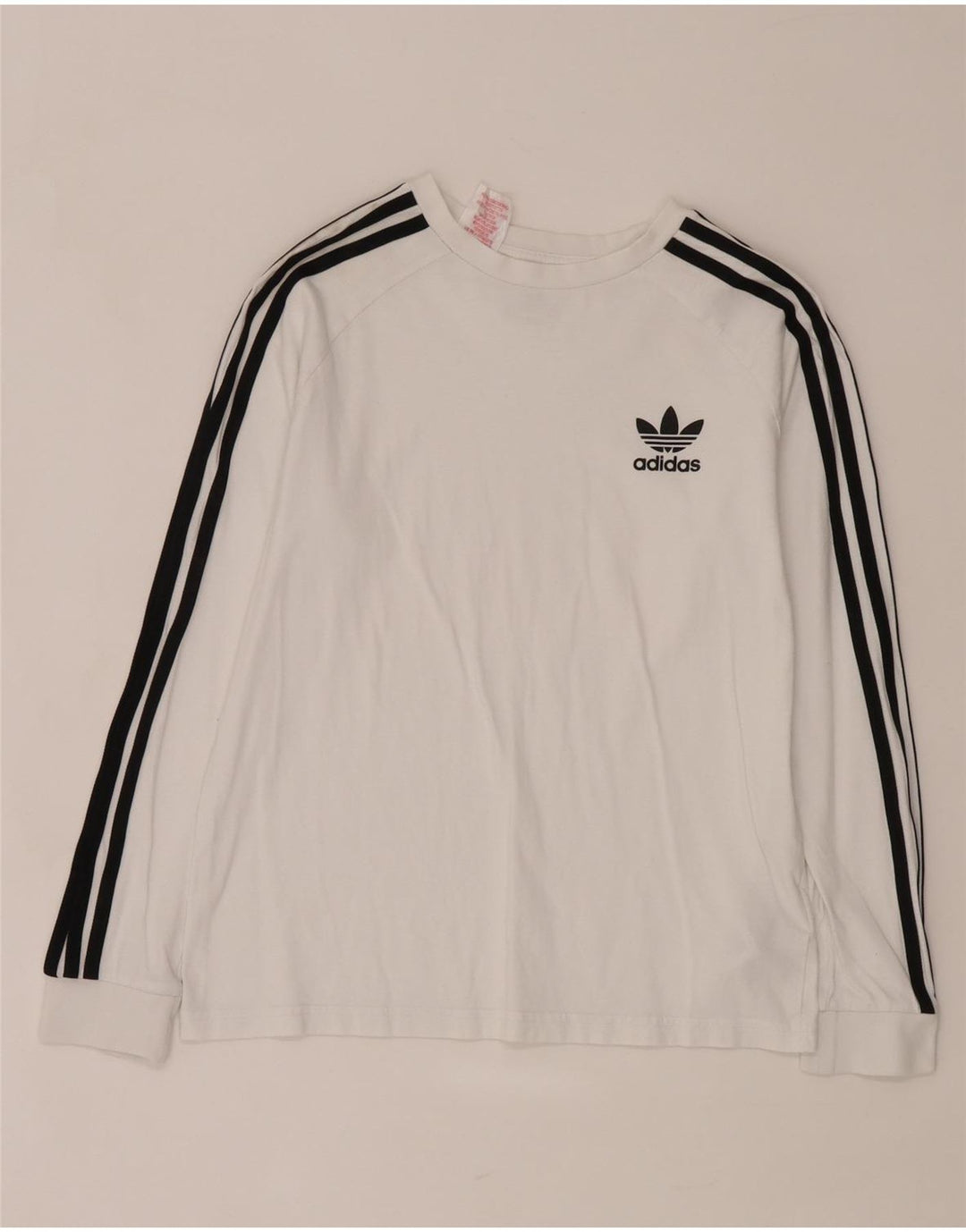 Top Adidas Menino Manga Comprida 12-13 Anos Algodão Branco