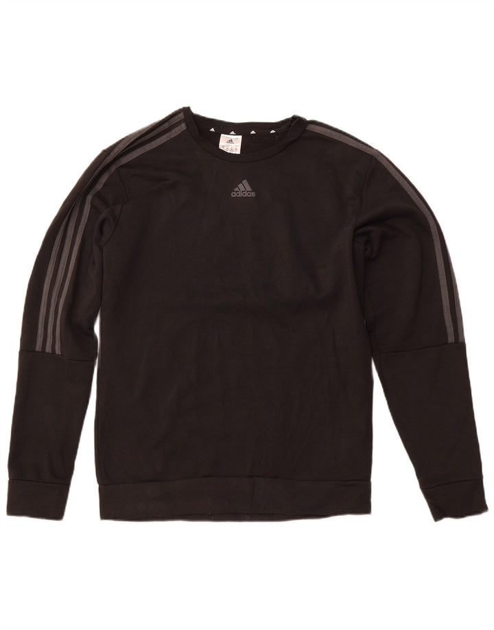 ADIDAS Mens Sweatshirt Jumper Médio Preto Poliéster