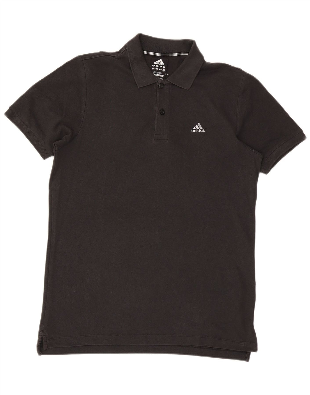 Adidas Mens Clima 365 Polo Shirt Médio Algodão Preto
