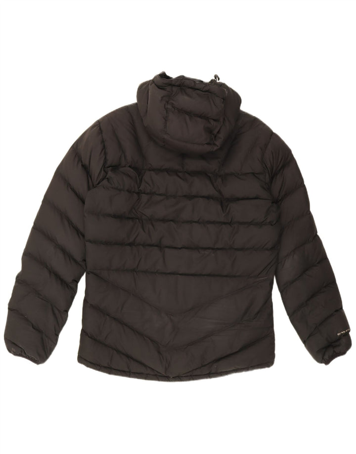 Jaqueta masculina acolchoada com capuz Berghaus UK 38 poliéster preto médio