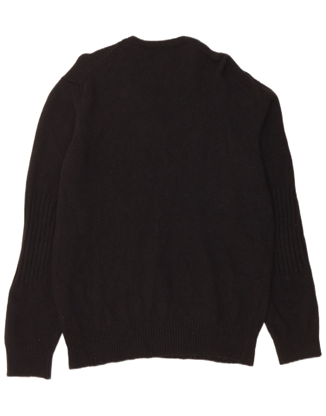 Suéter masculino Woolrich com gola redonda e lã preta XL
