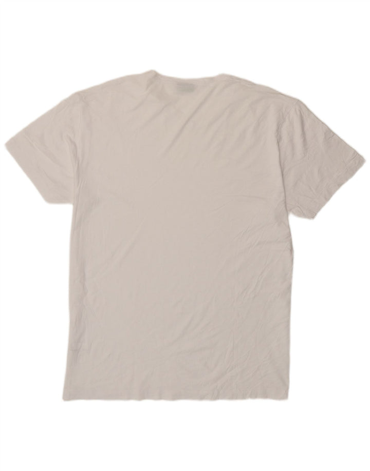 Camiseta masculina Fila Top 2XL algodão branco