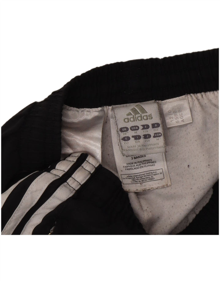 Adidas meninos calças de treino joggers 11-12 anos preto poliéster