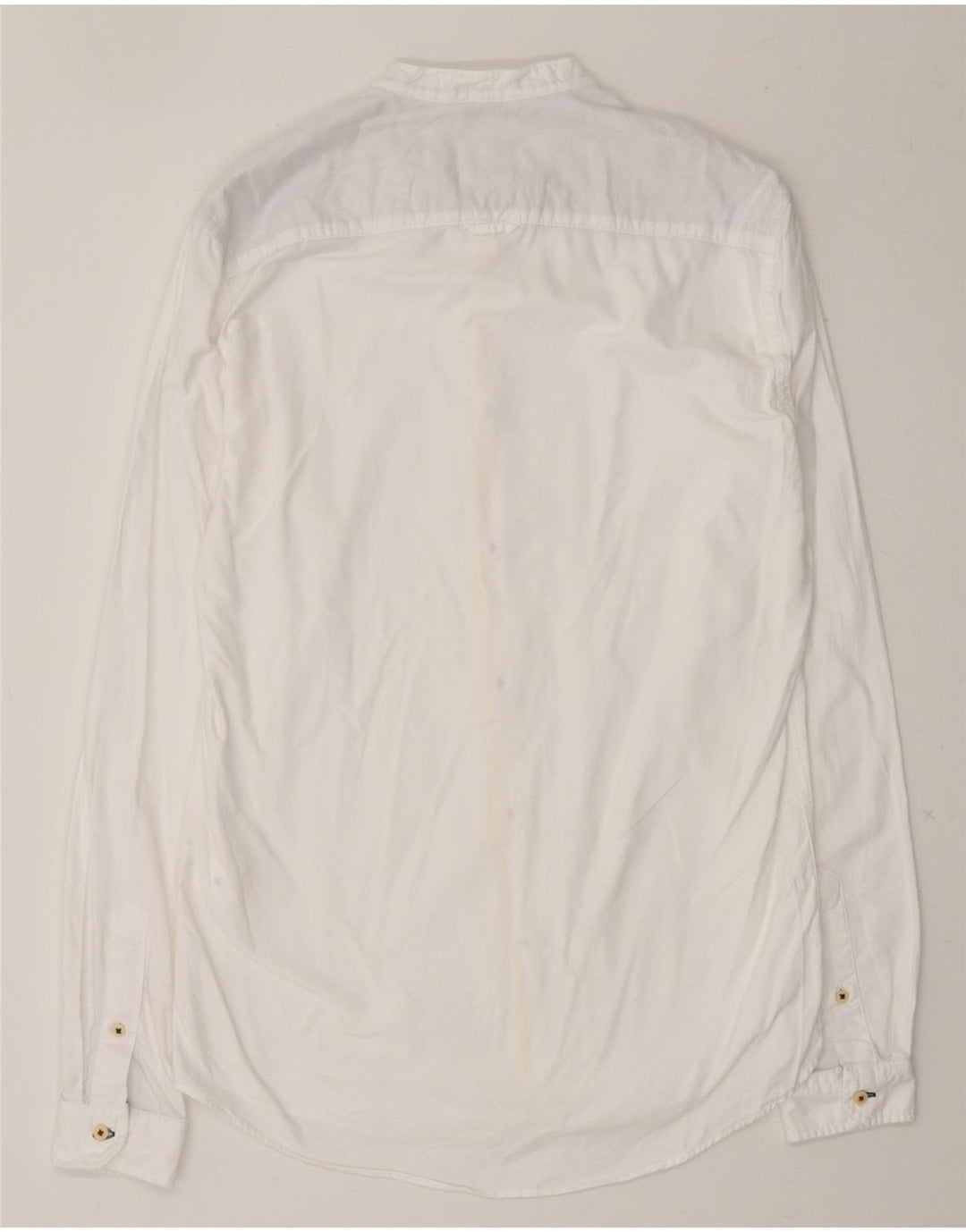 ZARA Mens Regular Fit Shirt Small White Cotton Vintage Zara and Second-Hand Zara from Messina Hembry 