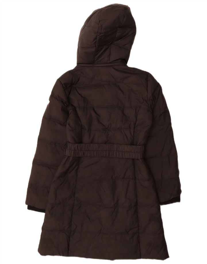 Casaco acolchoado com capuz Guess Girls 15-16 anos poliéster preto