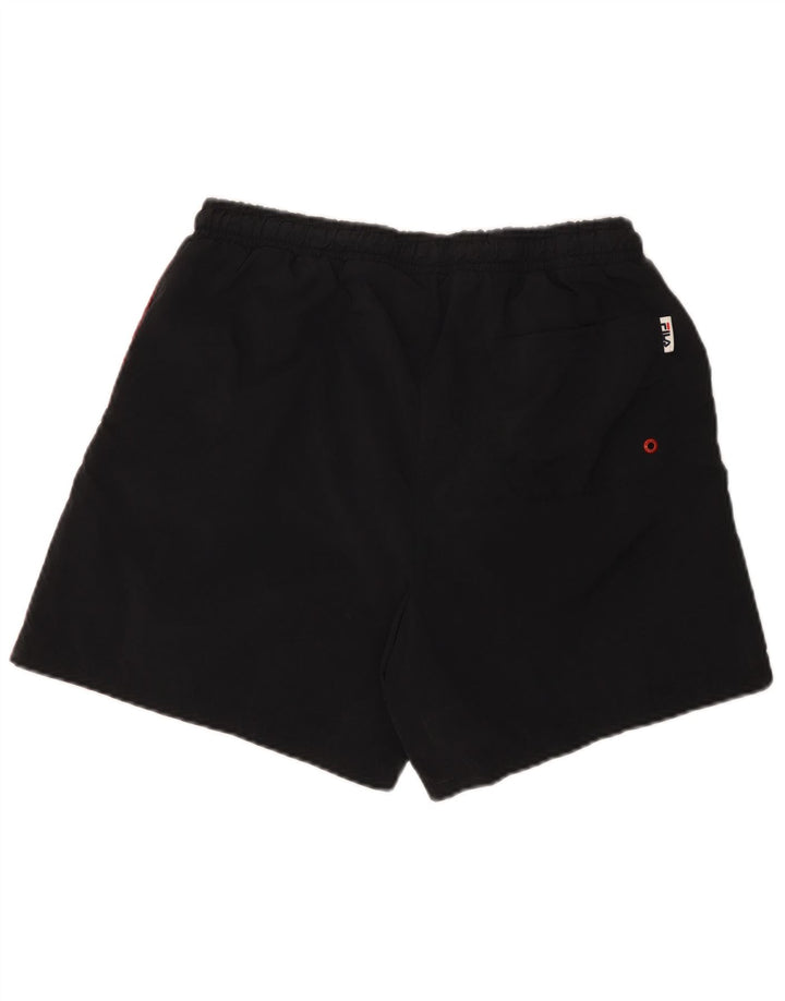 Shorts de natação masculino Fila XL preto Colourblock Nylon