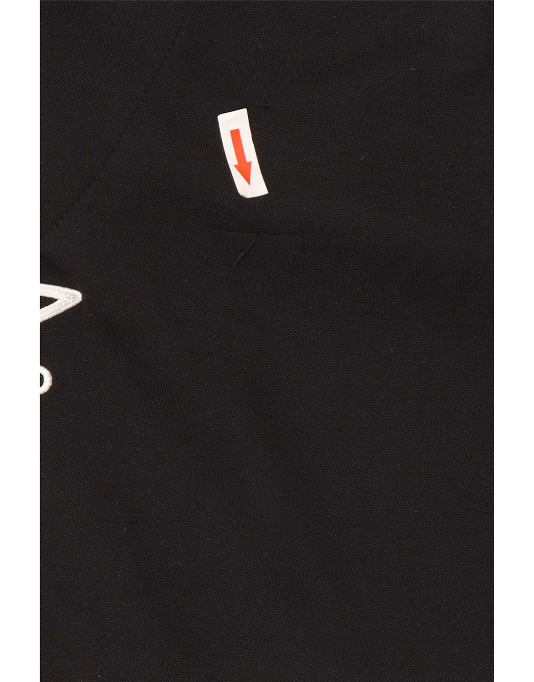Moletom masculino Umbro com zíper e gola alta em poliéster preto grande