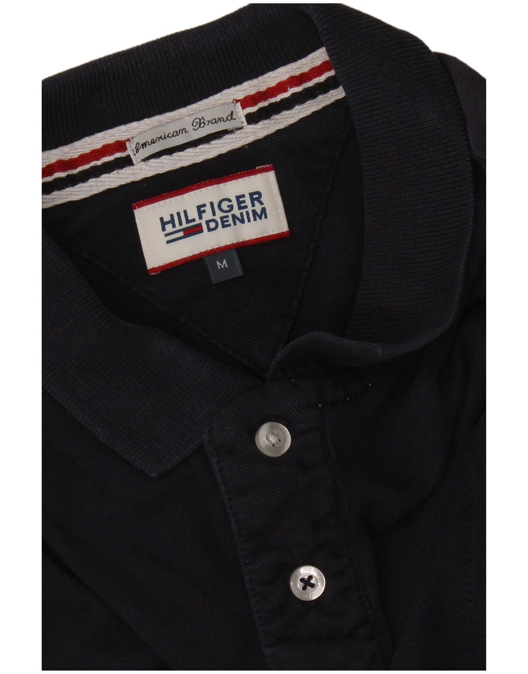 Camisa polo masculina Tommy Hilfiger média azul marinho