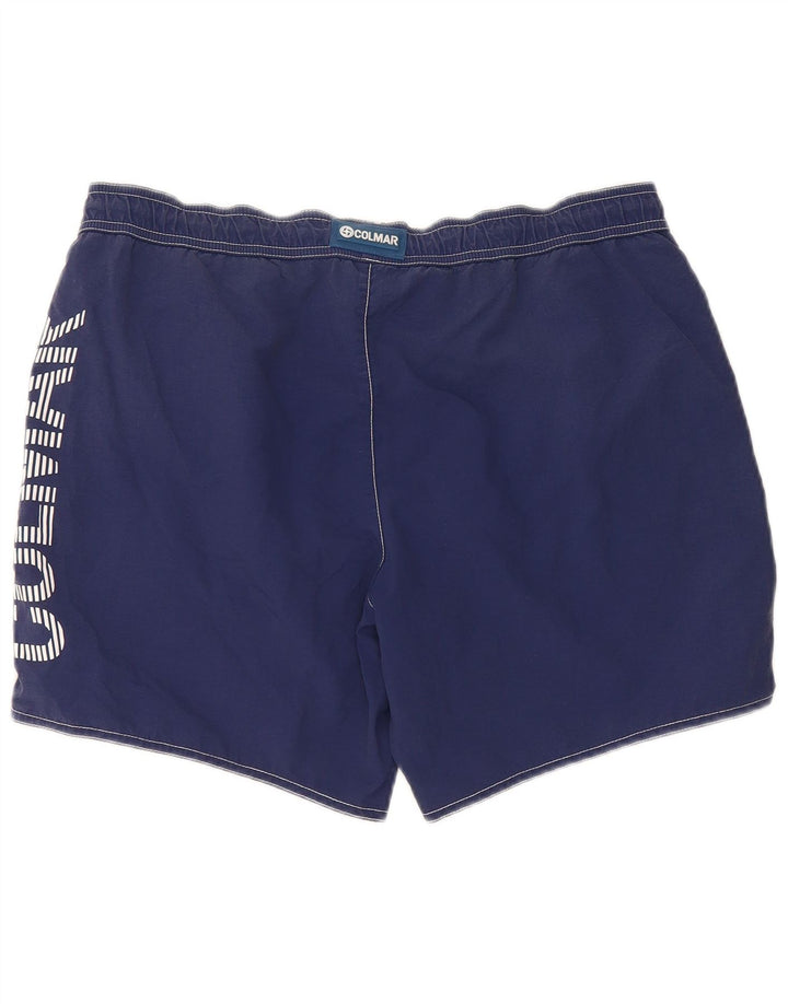 Calções de banho masculinos Colmar Graphic IT 50 médio azul marinho