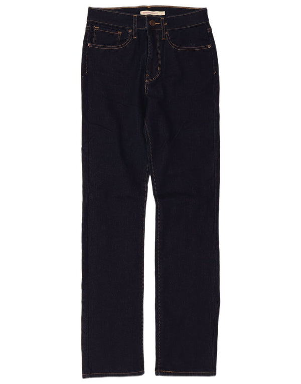 Calça jeans feminina Levi's 724 High Rise Straight W27 L30 azul marinho algodão