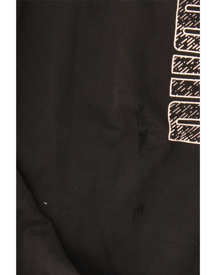 Calça esportiva masculina Puma Graphic Joggers grande preta