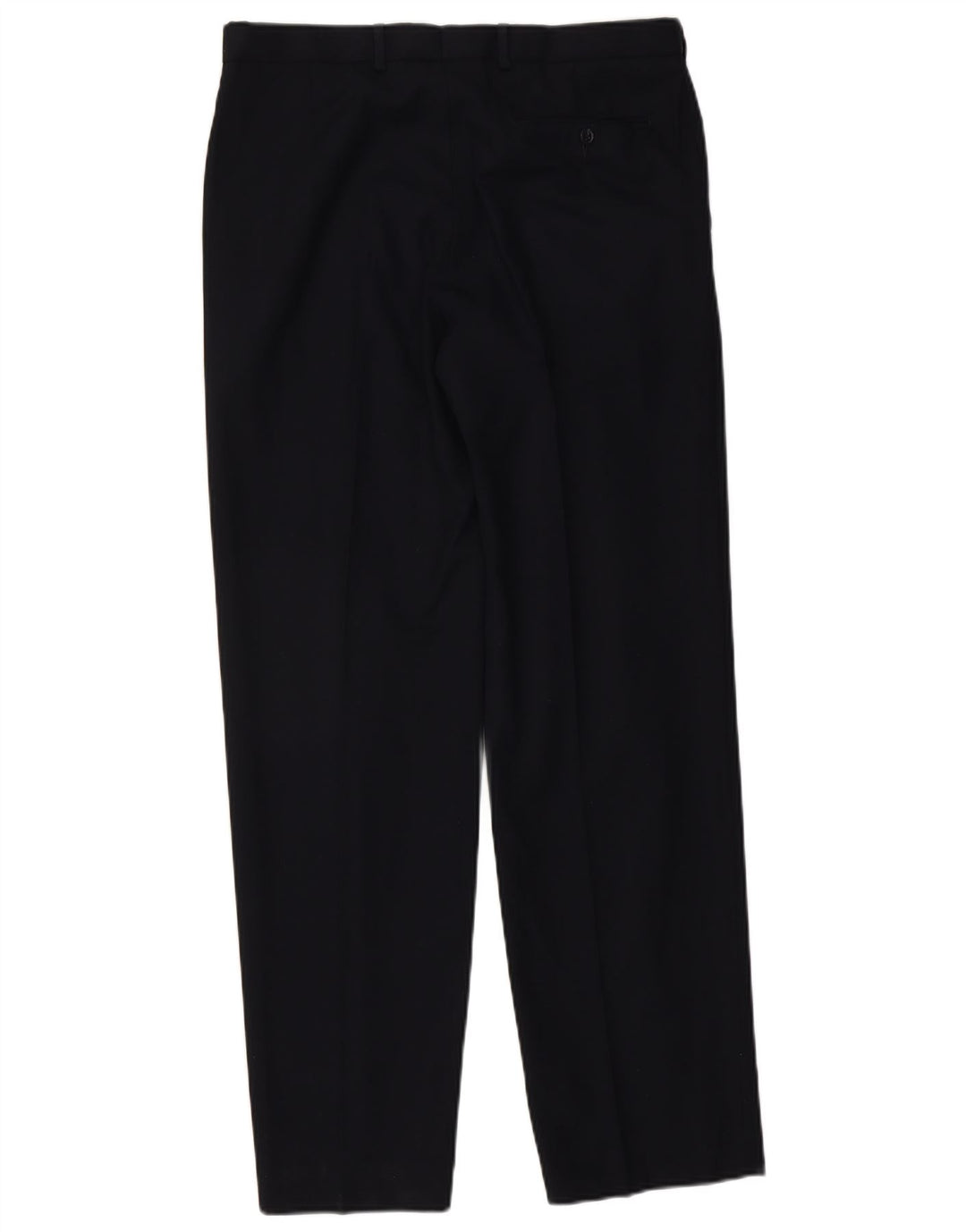Calça masculina Marks & Spencer Pegged Regular Fit W34 L33 Azul marinho