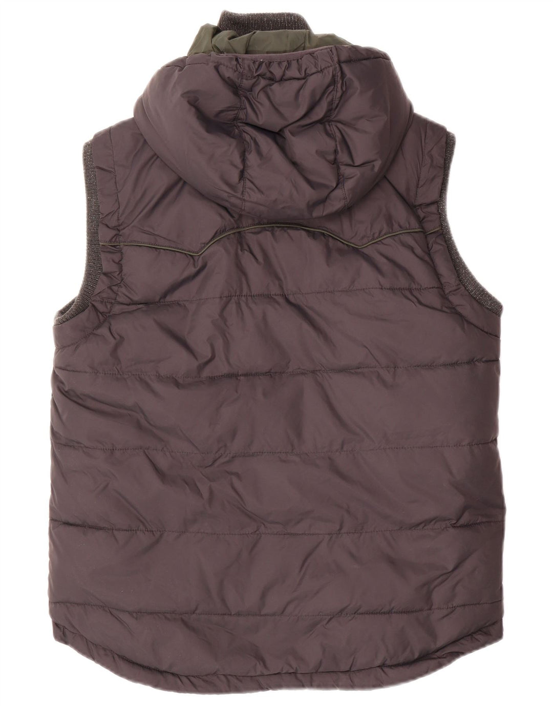 Colete masculino acolchoado com capuz SUPERDRY UK 38 nylon azul marinho médio