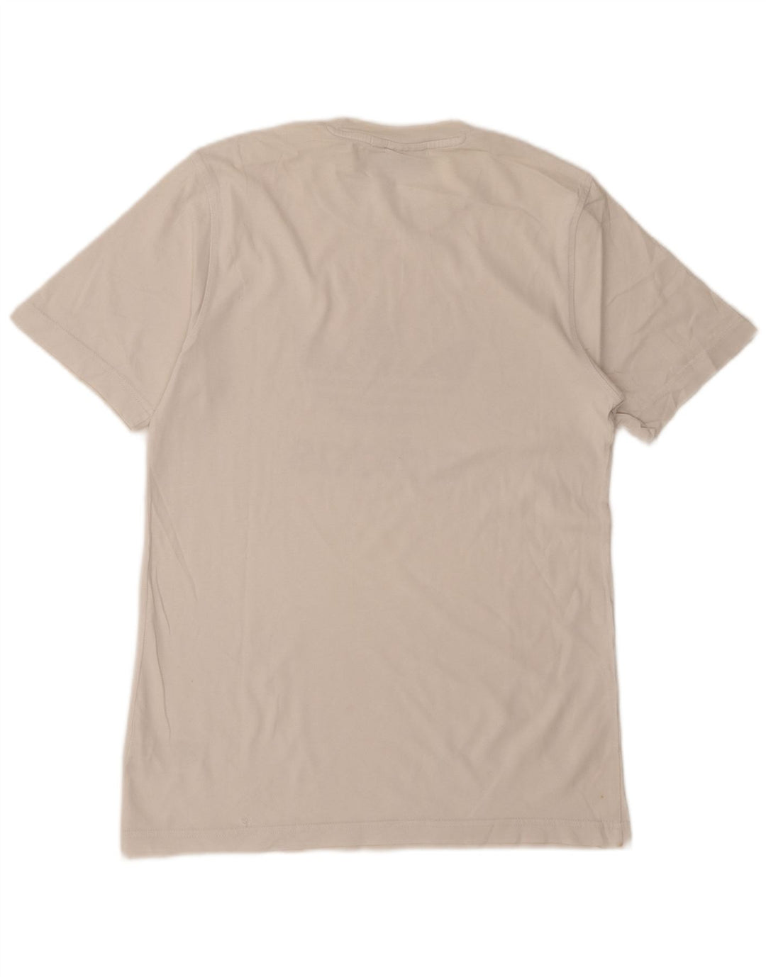 ADIDAS Mens Graphic T-Shirt Top Pequeno Algodão Branco