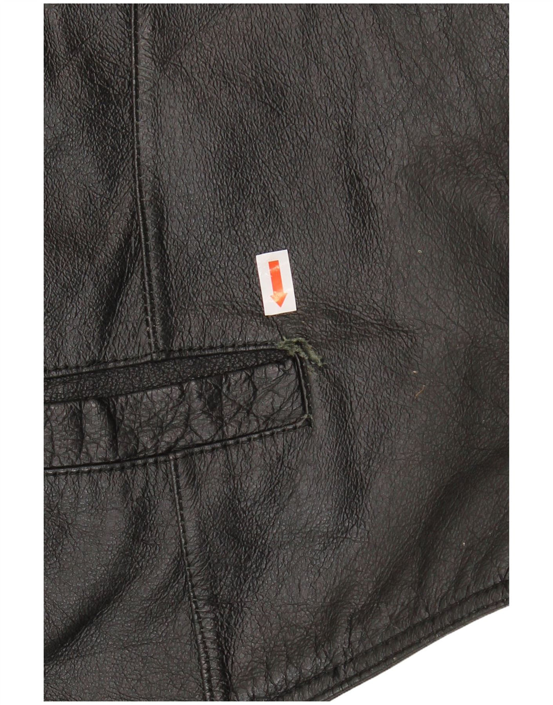 Colete de couro masculino JOHN F GEE IT 56 2XL couro preto