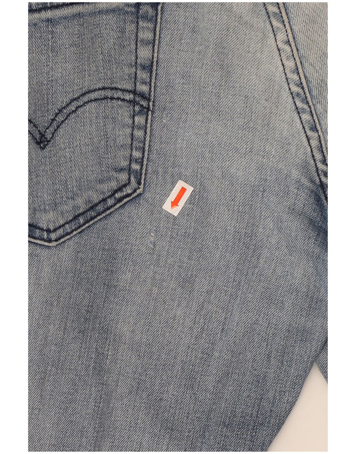LEVI'S Feminino 511 Slim Jeans W29 L30 Azul Algodão