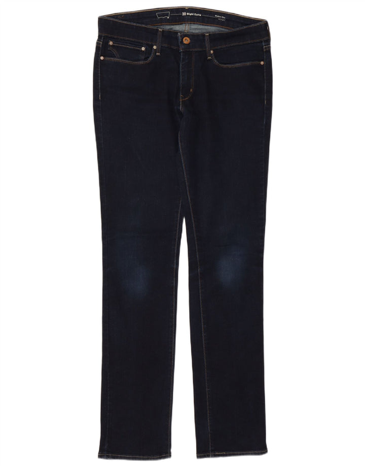 Calça jeans feminina Levi's Slight Curve Modern Rise Straight W30 L32 Azul marinho
