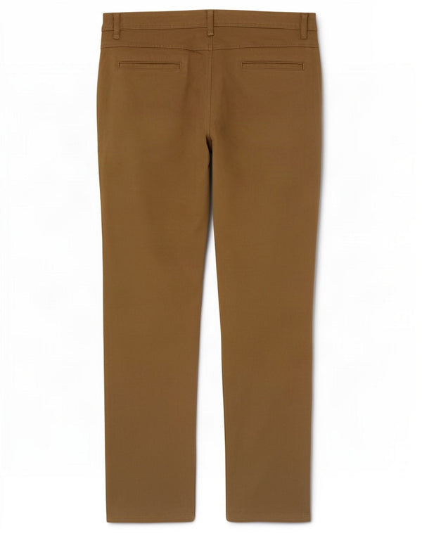 Zara Calça Chino Masculina Reta EU 48 XL W38 L33 Algodão Bege