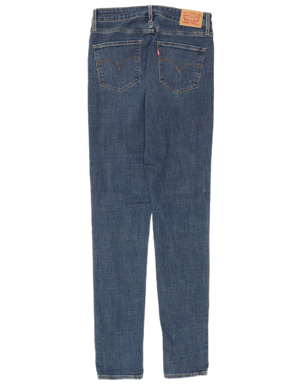 Jeans skinny feminino Levi's W28 L32 algodão azul