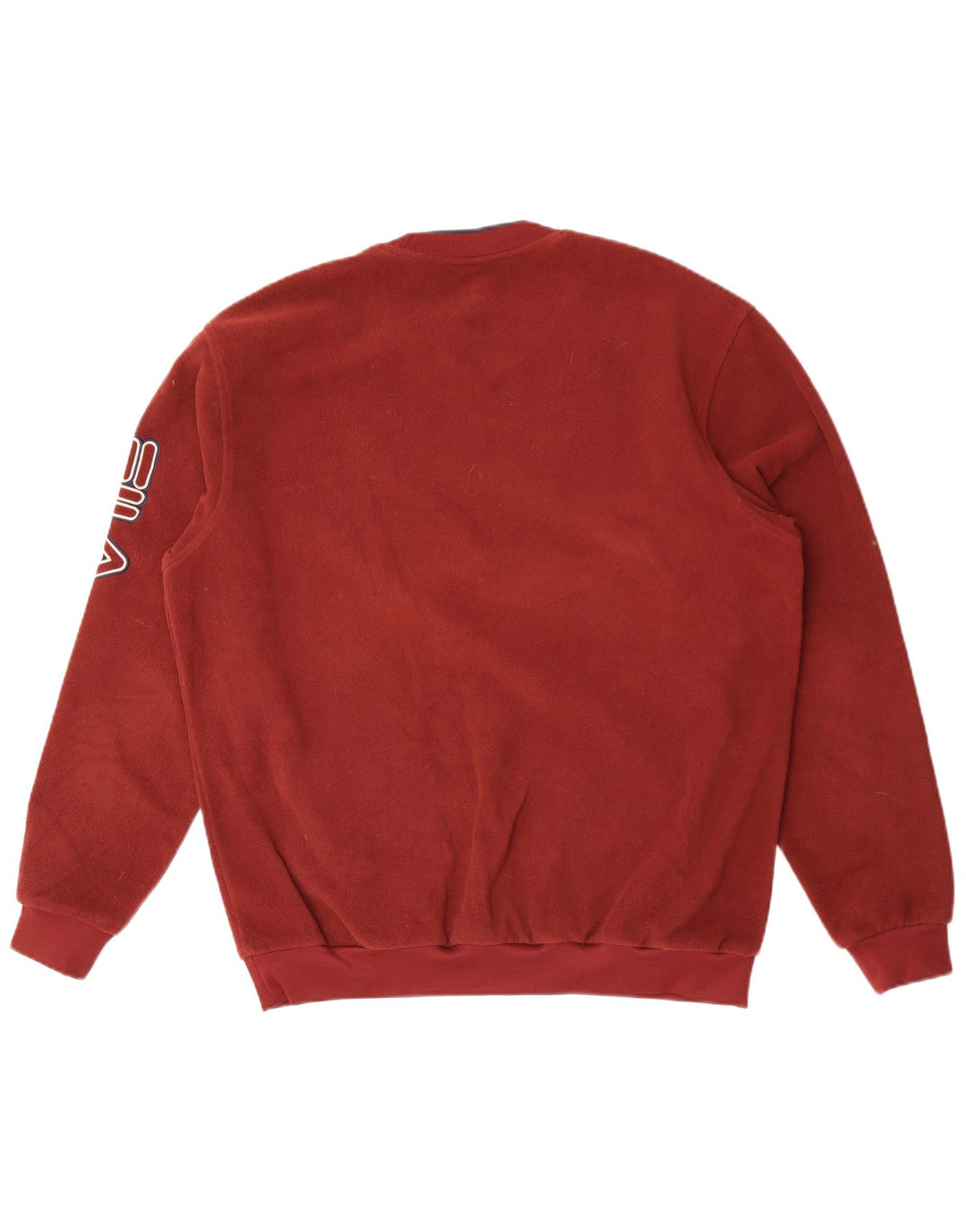 Fila Masculino Graphic Fleece Jumper Grande Marrom Poliéster